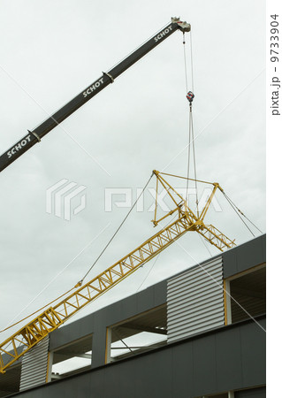 Collapsed mobile tower crane (Holland) 9733904