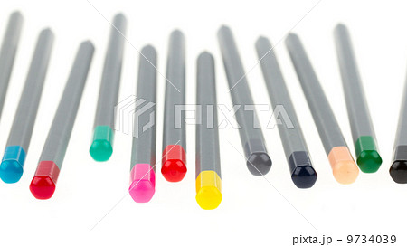 Many different color pencils Many different color pencils 9734039