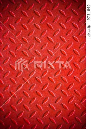 Red dirty metal pattern background. 9734640