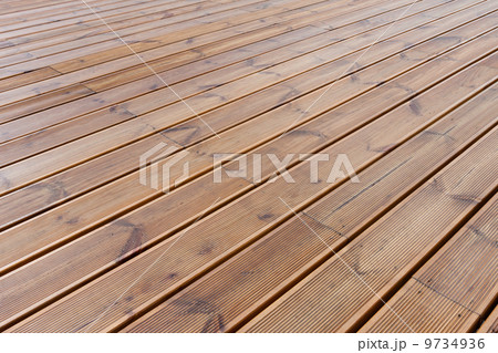 wet wood floor / Terrace 9734936