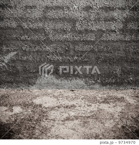 Image of dark concrete wall and floor 9734970