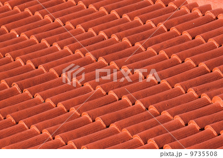 Red roof tiles 9735508