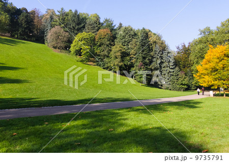 Luxembourg garden in sunny day Luxembourg garden in sunny day 9735791