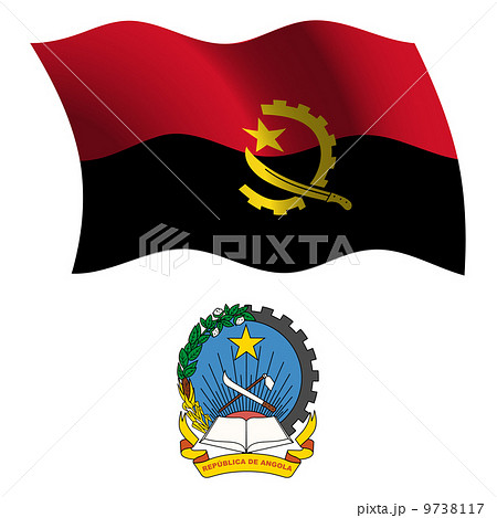 angola wavy flag and coat 9738117