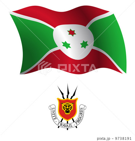 burundi wavy flag and coat burundi wavy flag and coat 9738191