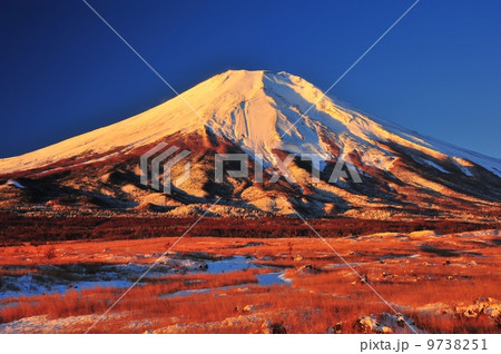 梨ケ原からの富士山 梨ケ原からの富士山 9738251