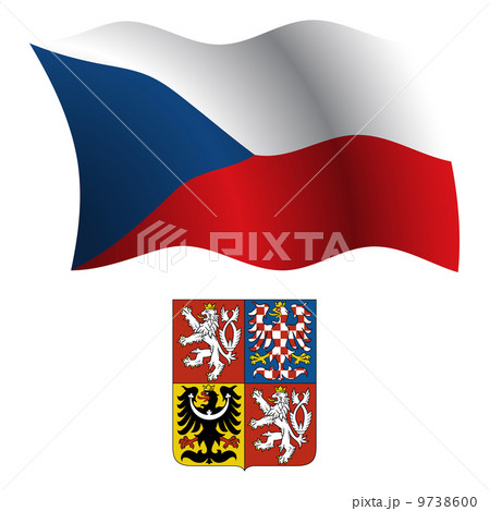 czech wavy flag and coat 9738600