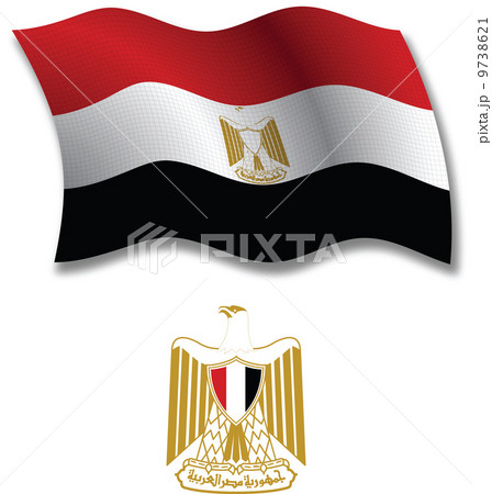 egypt textured wavy flag vector egypt textured wavy flag vector 9738621