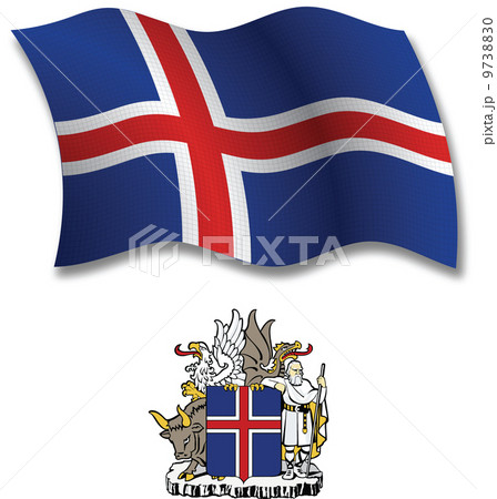 iceland textured wavy flag vector iceland textured wavy flag vector 9738830