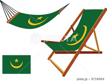 mauritania hammock and deck chair set 9739064
