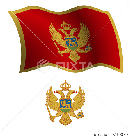 montenegro wavy flag and coat 9739079