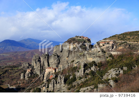 世界遺産メテオラの風景 Meteora Monasteries in Greece 9739416