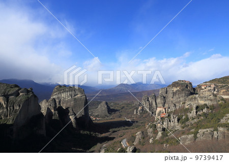 世界遺産メテオラの風景 Meteora Monasteries in Greece 9739417