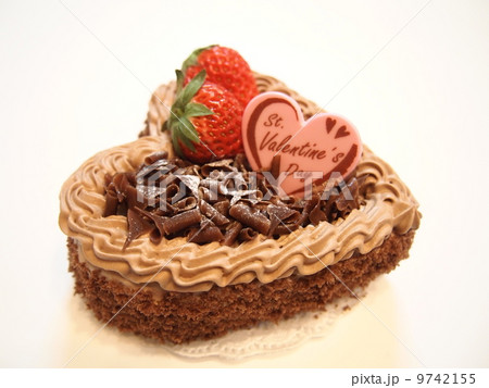 バレンタインのハートケーキ バレンタインのハートケーキ 9742155
