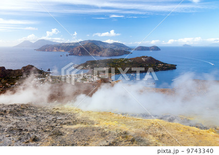 Lipari Islands active volcano Lipari Islands active volcano 9743340