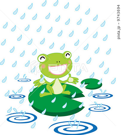梅雨 雨 カエル 梅雨 雨 カエル 9743694