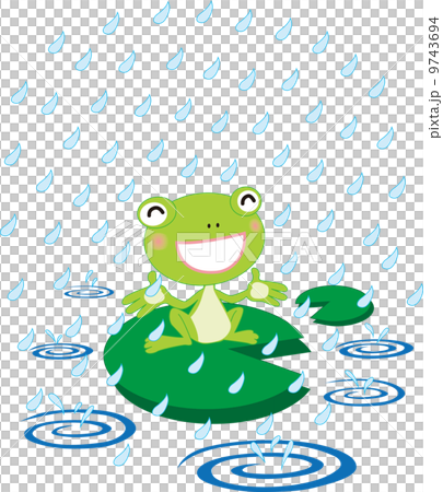 梅雨 雨 カエル 梅雨 雨 カエル 9743694
