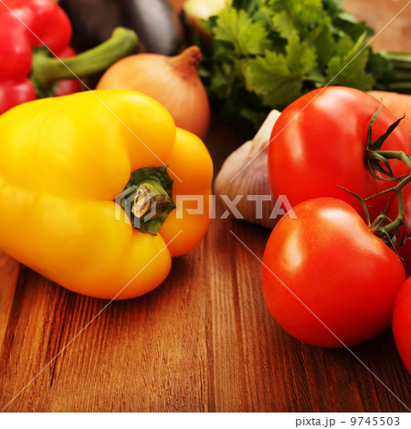 vegetables  on table vegetables  on table 9745503