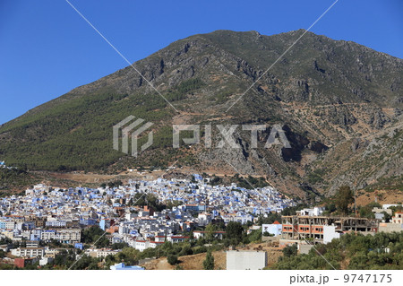 モロッコのシェフシャウエンの町並み Chefchaouen, Morocco, モロッコのシェフシャウエンの町並み Chefchaouen, Morocco, 9747175