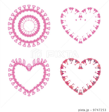 Pink spring flowers hearts Pink spring flowers hearts 9747253