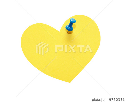 Yellow Paper Heart 9750331