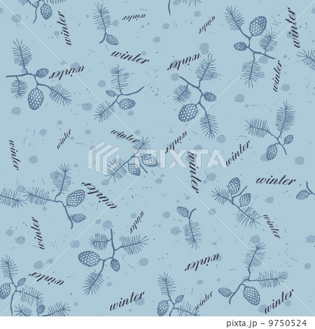 winter background with pine cone pattern winter background with pine cone pattern 9750524