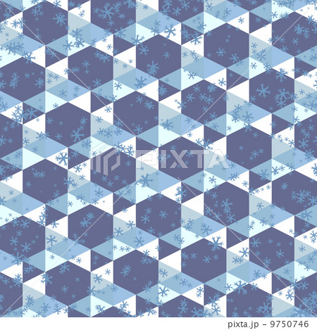 triangle, hexagon and snowflake 9750746