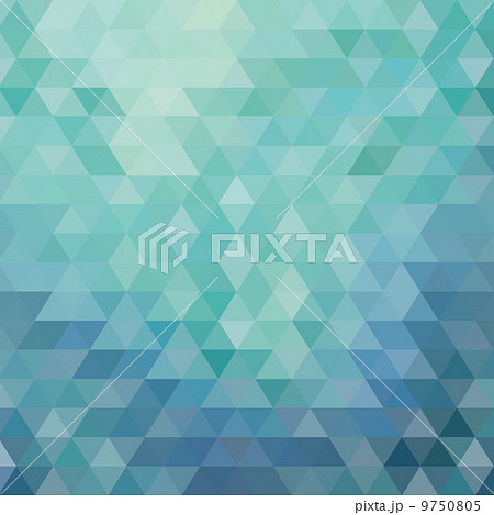 Abstract blue background triangular 9750805