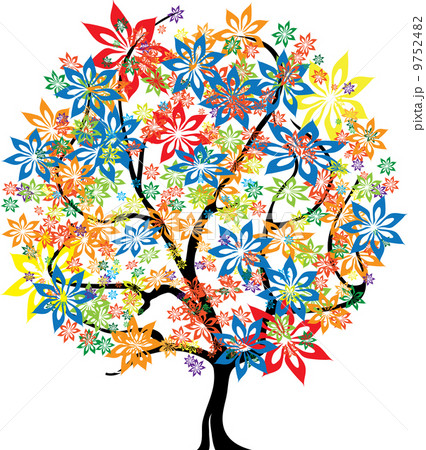 Tree in flowers Tree in flowers 9752482