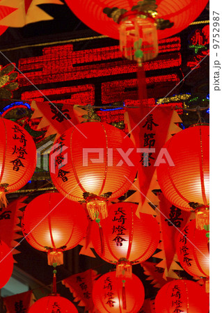 長崎新地中華街のランタン 9752987