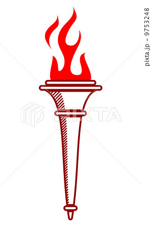 Flaming torch icon Flaming torch icon 9753248