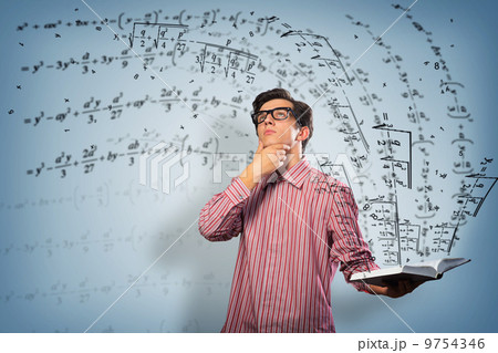 young scientist holding a book young scientist holding a book 9754346