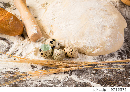 flour, eggs, white bread, wheat ears flour, eggs, white bread, wheat ears 9756575