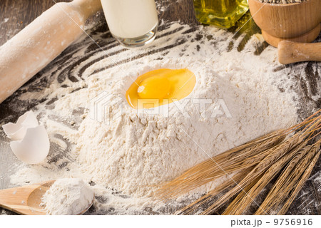 flour, eggs, white bread, wheat ears flour, eggs, white bread, wheat ears 9756916