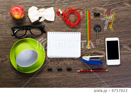 items laid on the table, still life items laid on the table, still life 9757022
