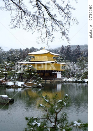 雪の金閣寺 9759360