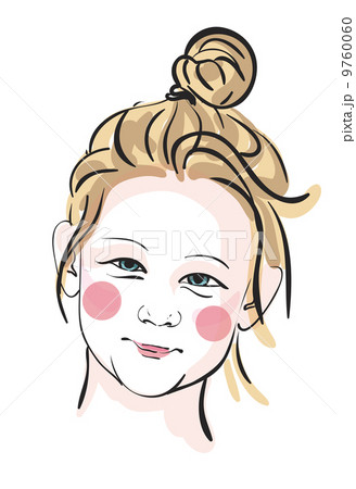 Vector drawing girl Vector drawing girl 9760060