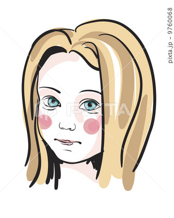 Vector drawing girl 9760068