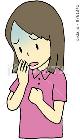 吐き気女性 9761341