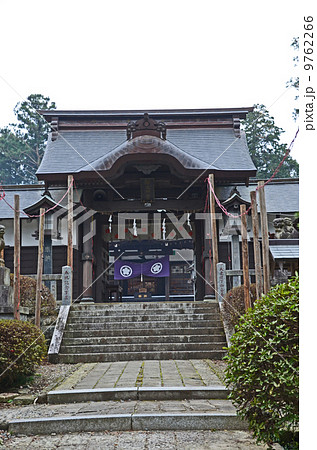 静神社　神門 9762266