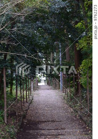 静神社　参道 9762273