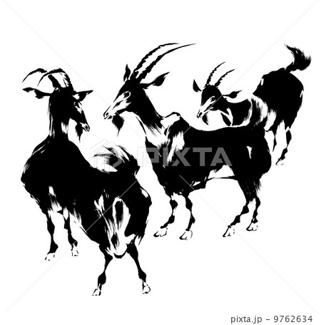 ひつじ日本画 ひつじ日本画 9762634