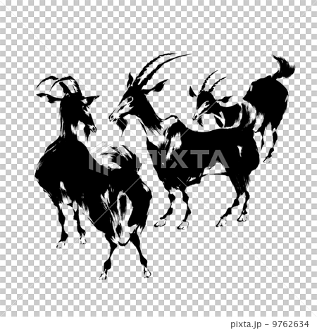 ひつじ日本画 ひつじ日本画 9762634