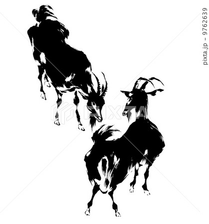 ひつじ日本画 ひつじ日本画 9762639