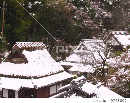 嵯峨鳥居本の冬景色 嵯峨鳥居本の冬景色 9763005