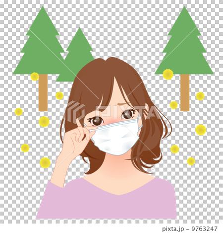 woman wearing a mask woman wearing a mask 9763247