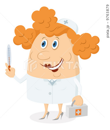 Doctor woman with case 9763879