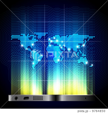 Global telecommunication concept Global telecommunication concept 9764850