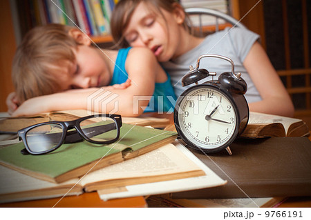 Educational theme: schoolchildren in a classroom. Educational theme: schoolchildren in a classroom. 9766191