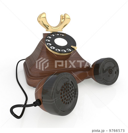 3d Retro phone. 9766573